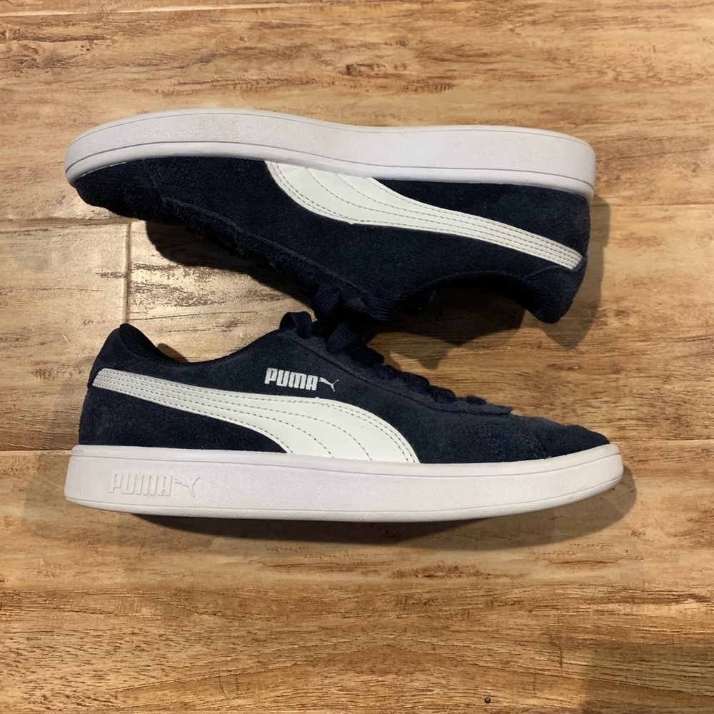 PUMA Kid’s Smash Suede Casual Sneakers Size 4Y